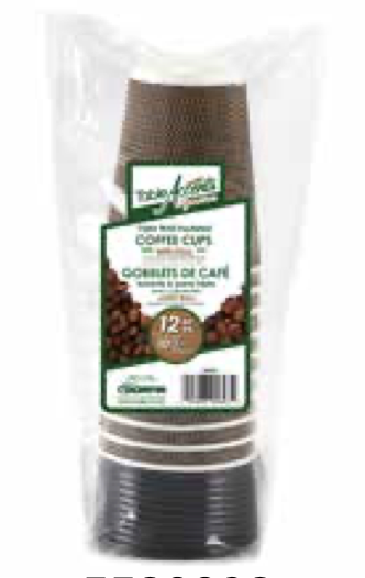 Table Accents Triple Wall Insulated Coffee Cups with Lids - 12oz ~ 10 per pack-0