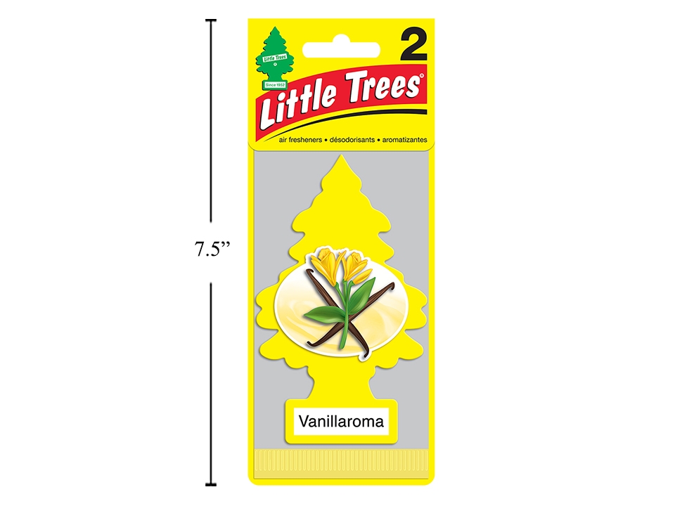 Little Tree Air Fresheners - 2 per pack ~ Vanillaroma-0