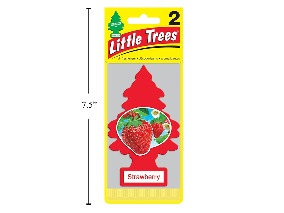 Little Tree Air Fresheners - 2 per pack ~ Strawberry-0