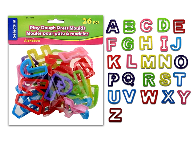 Selectum Plastic Press Clay Moulds ~ Alphabets-0