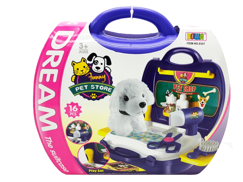 Pet Store Playset in Carrying Case-0