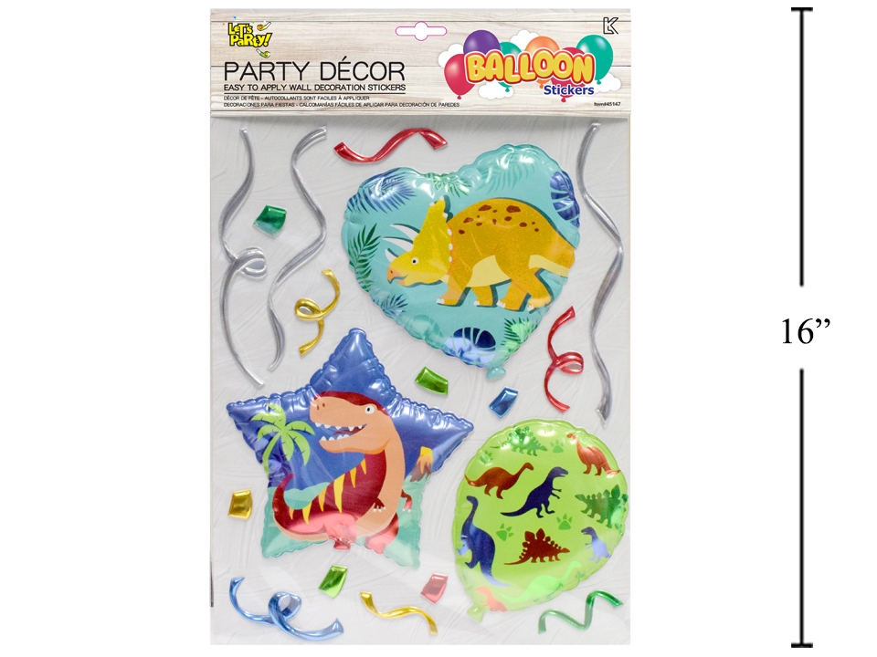 Wall Decor - Balloon Look Dinosaurs-0