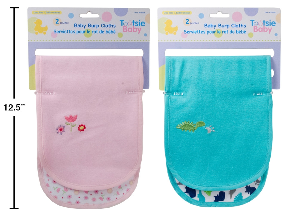Tootsie Baby Burp Cloth ~ 2 per pack-0