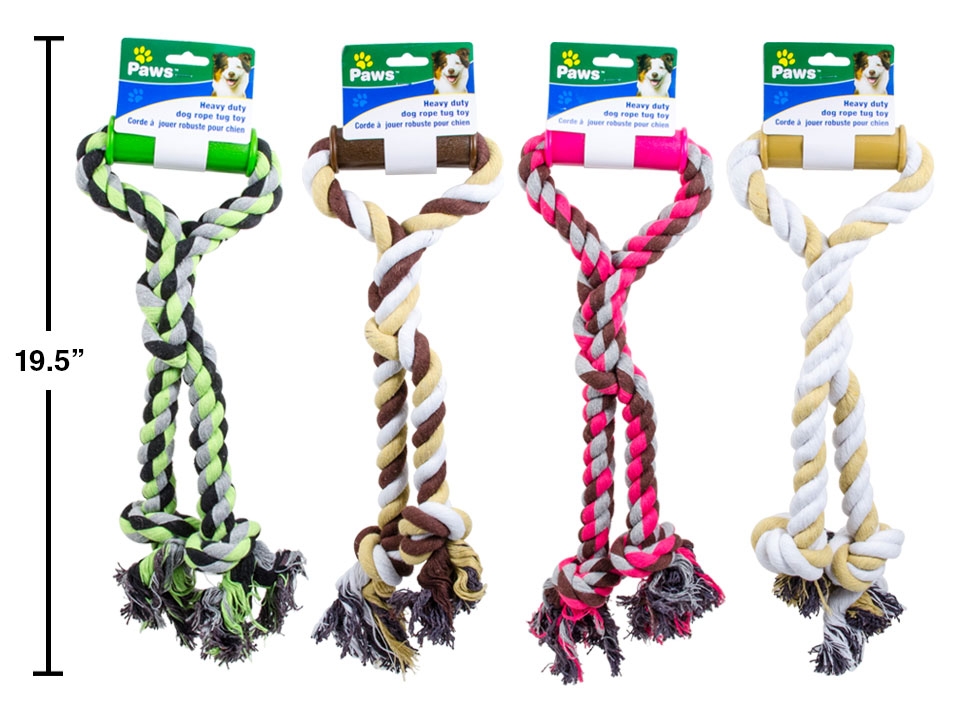 PAWS Heavy Duty Rope Tug Dog Toy ~ 18.5"L-0