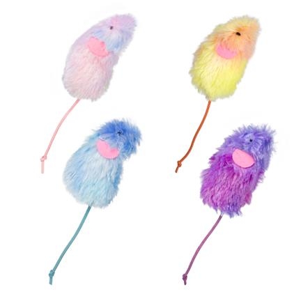 Plush Cat Mouse Toy -0