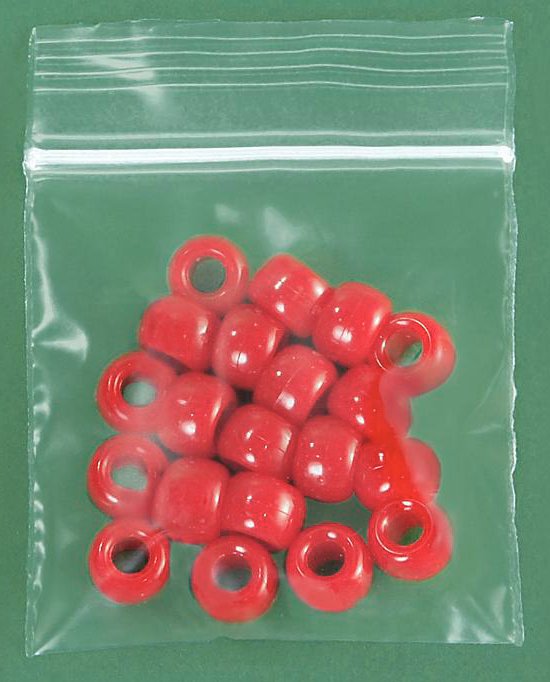 Reclosable 2MIL Poly Bags - 2" x 2" ~ 100 per pack-0