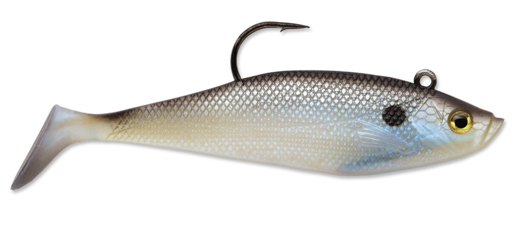 Storm WildEye Swim Shad - 7/16oz - 4" - 3 per pack ~ Natural Shad -0
