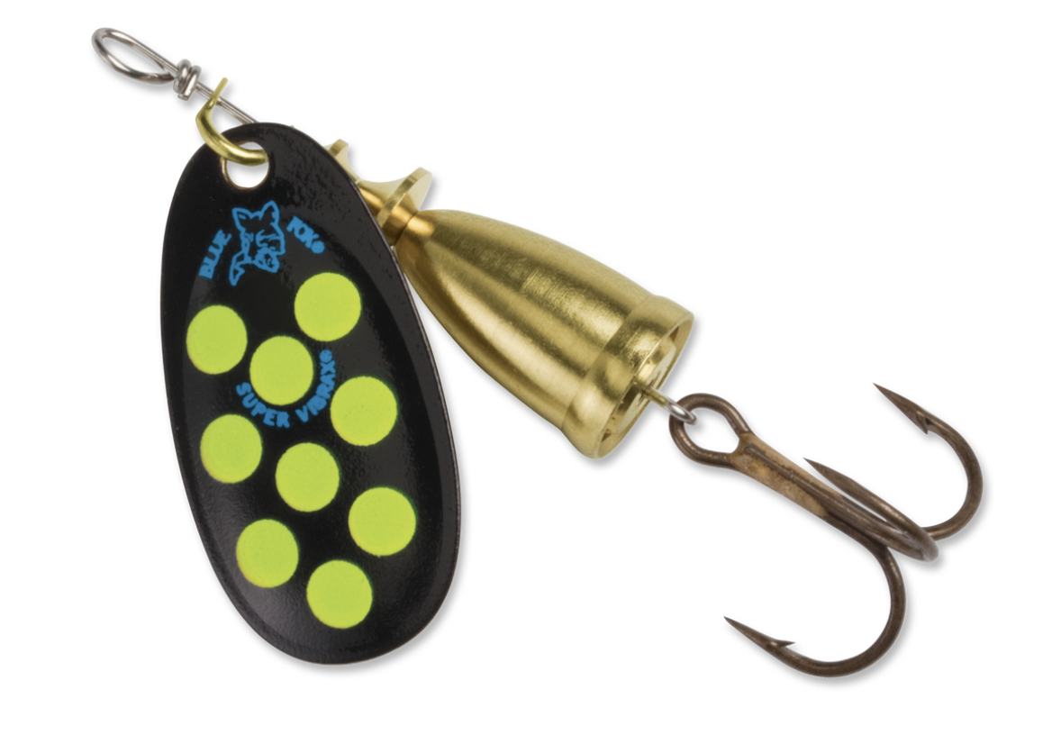Blue Fox Classic Vibrax Spinner - Blade Size 3 - 1/4oz ~ Hot Pepper-0