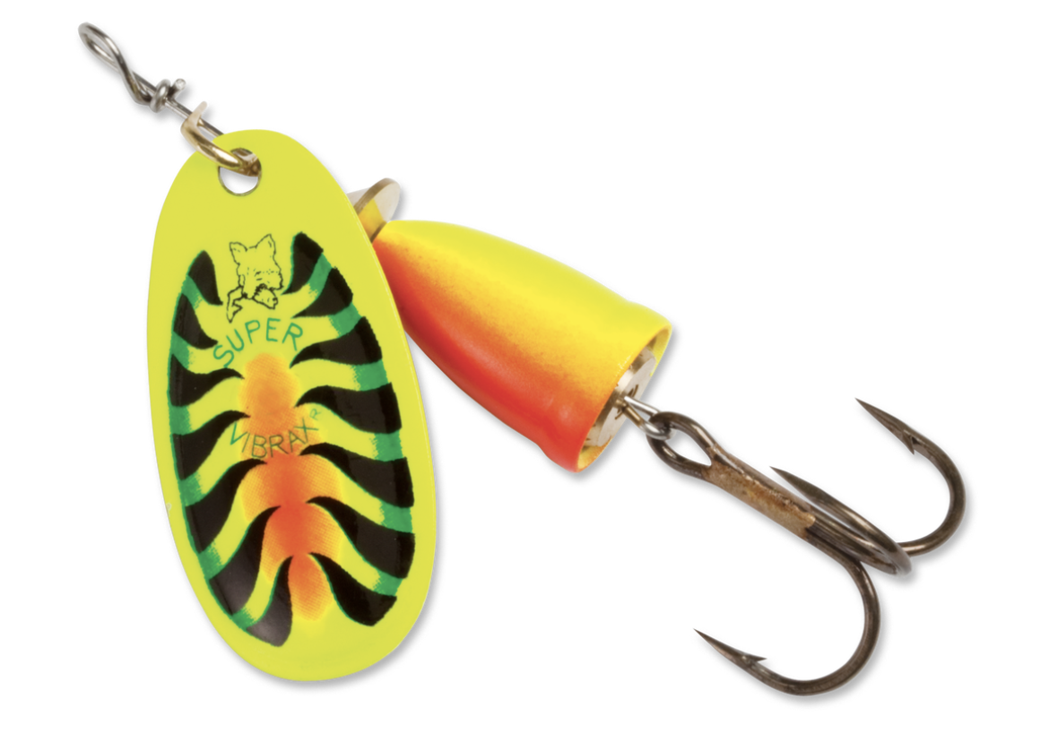 Blue Fox Classic Vibrax Spinner - Blade 1 - 1/8oz ~ Fire Tiger-0