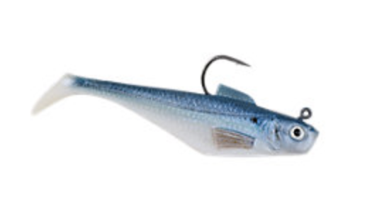 Berkley 4" Pre-Rigged Swim Shad - HD Blueback Herring ~ 3 per pack-0