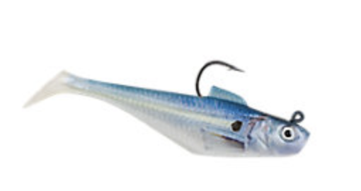 Berkley 4" Pre-Rigged Swim Shad - HD Gizzard Shad ~ 3 per pack-0
