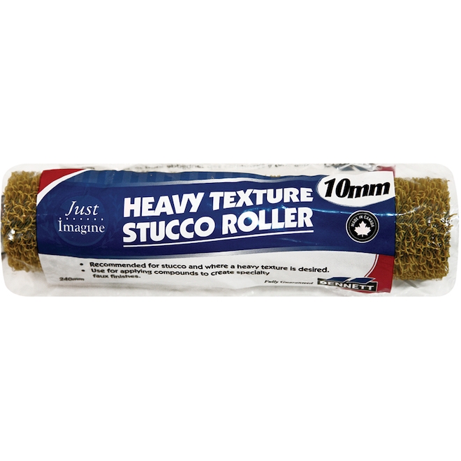 Bennett Heavy Texture Stucco Loop Roller - 10mm ~ 9-1/2" Cage-0