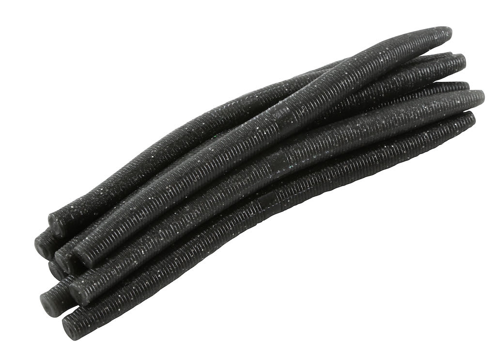 Savage Gear 3D Armor Tube Worm - 5.5", 8 pieces ~ Smoke N Pepper-0