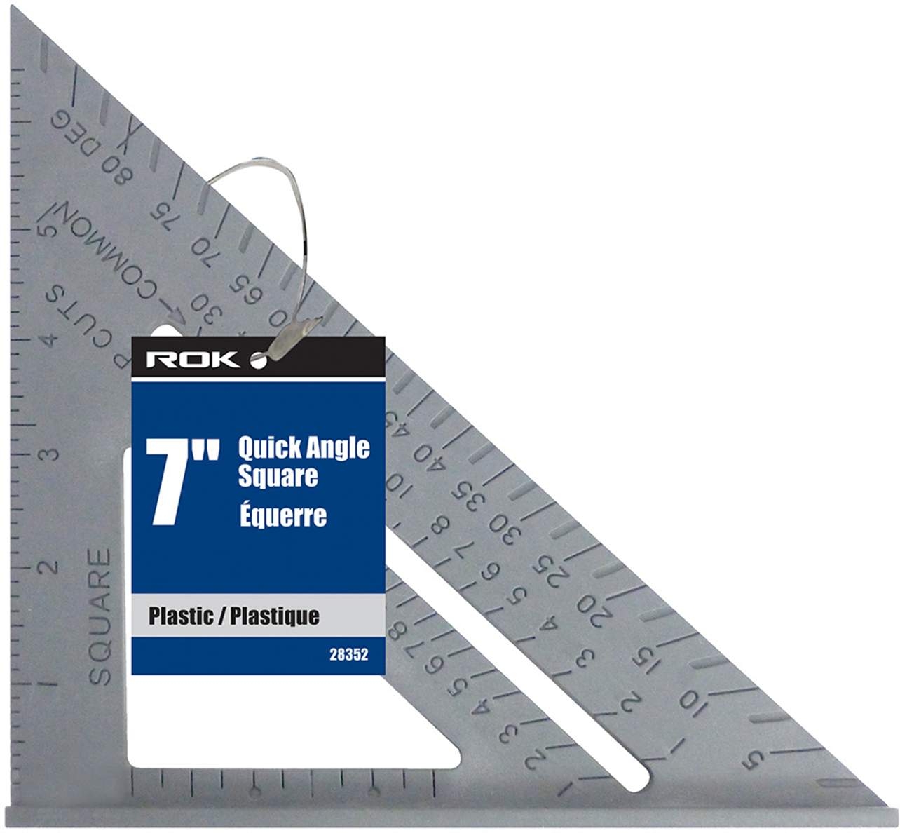 ROK Leightwight Plastic 7" Quick Angle Square-0