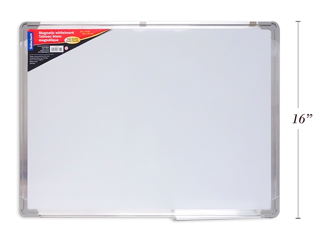 Selectum High Quality Magnetic Whiteboard with Aluminum Frame ~ 24" x 18"-0