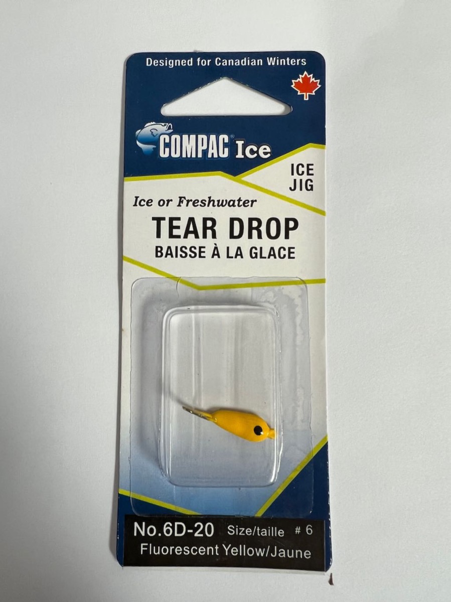 Tear Drops - Size 6 ~ Fluorescent Yellow-0