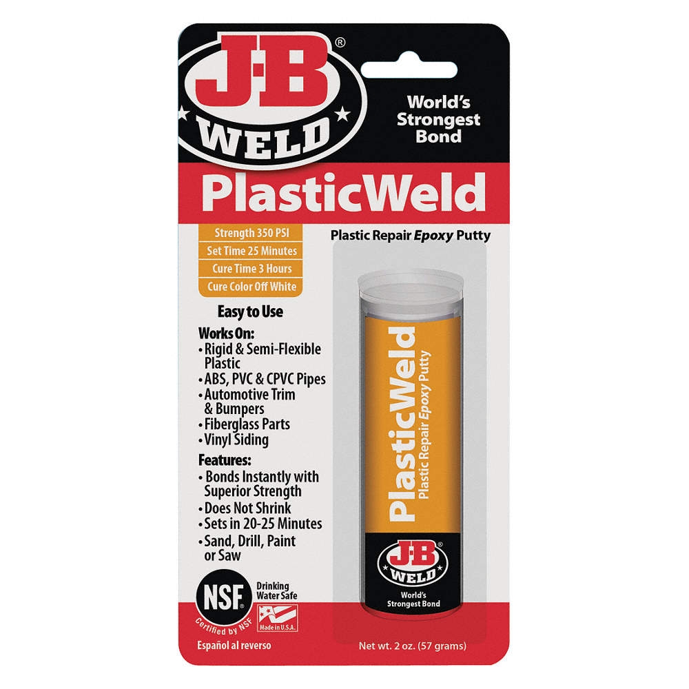 J-B Weld ~ Plastic Weld ~ 52ml stick-0