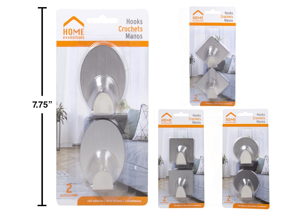 Self Adhesive Hooks ~ 2 per pack-0