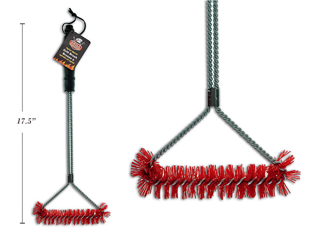 BBQ Nylon Bristle Spiral Grill Brush ~ 17" long-0