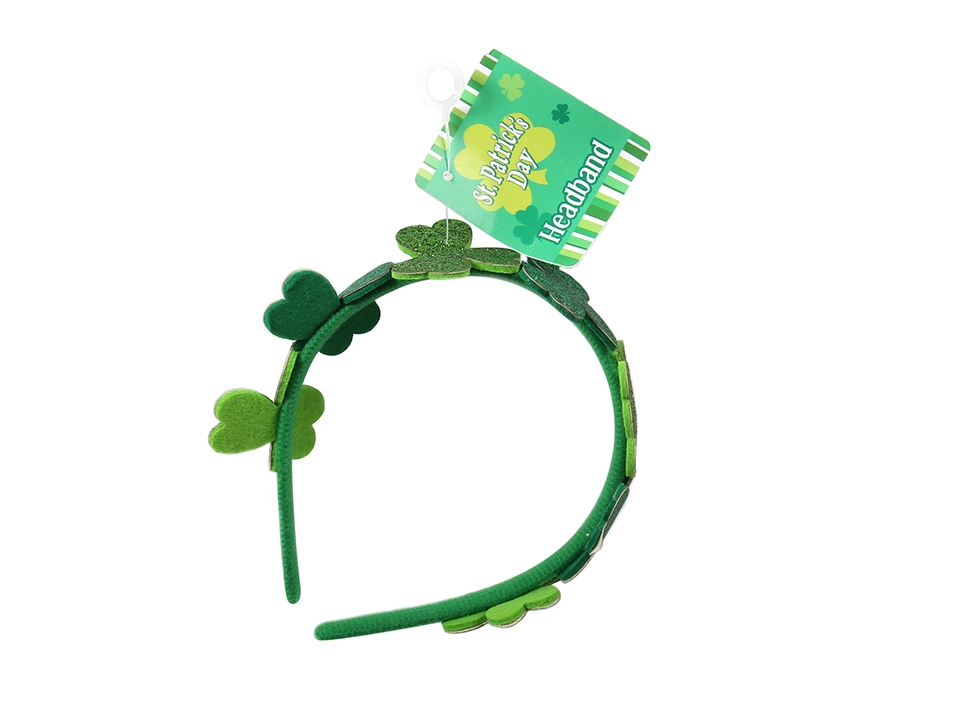 St. Patrick's Day Shamrock Headband-0