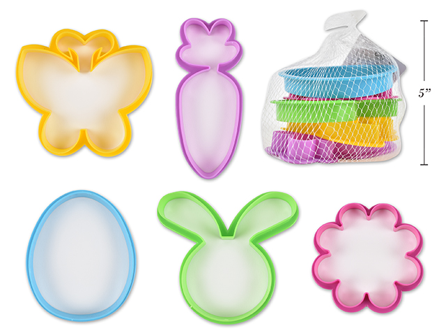 Easter Plastic Cookie Cutters ~ 3 per pack-0