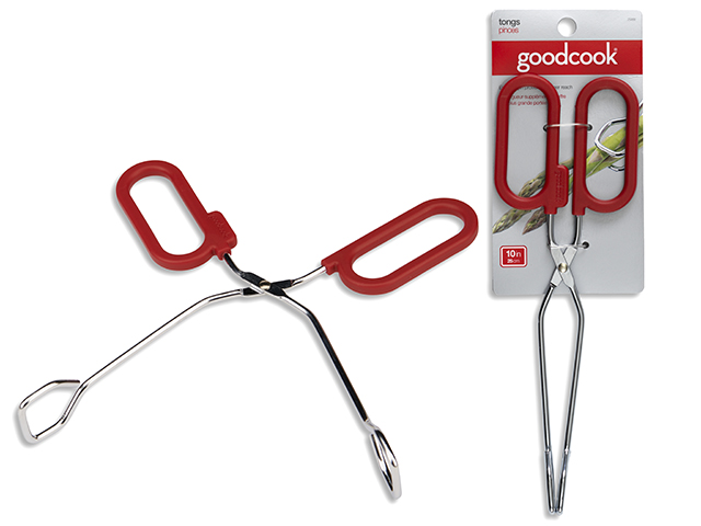 Good Cook Straigh Tong with Flexible Handle ~ 10"L-0