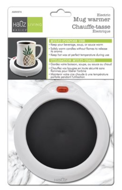 Electric Mug Warmer ~ White-0