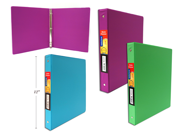 Selectum Hard Cover Binder - Brights ~ 1"-0
