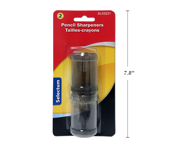 Selectum Round Pencil Sharpener ~ 2 per pack-0