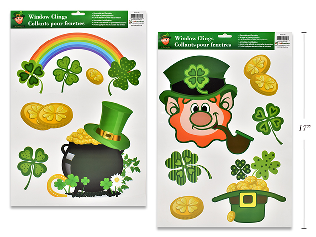 St. Patrick's Day Window Clings-0