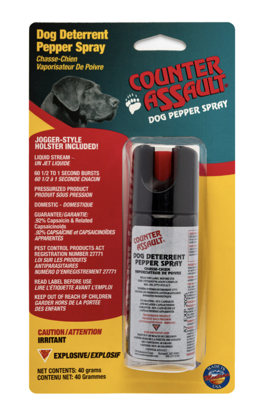 Counter Assault Dog & Coyote Spray with Holster ~ 40g -0