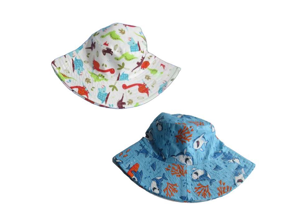 Childrens Printed Bucket Hat ~ 2 assorted-0
