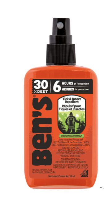 Ben's 30% Tick & Insect Repellent ~ 100ml pump spray-0