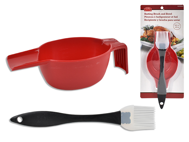 Silicone Basting Brush with Bowl ~ 200ml-0