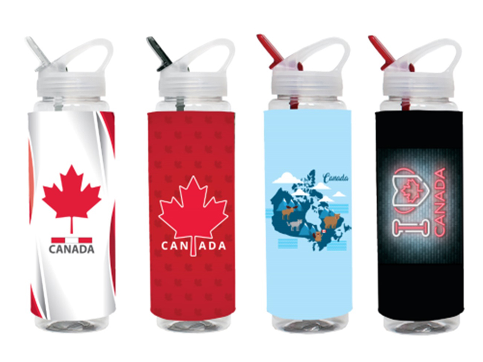 Canada Water Bottle with Straw ~ 32oz-0