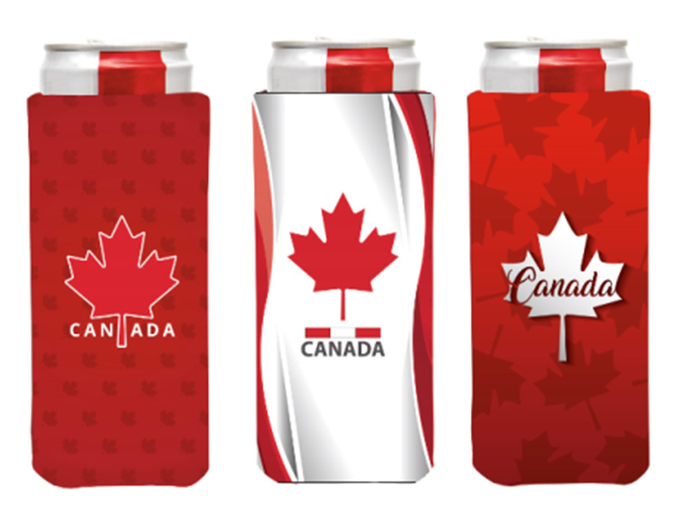 Canada Slim-Tastic Can Cooler-0