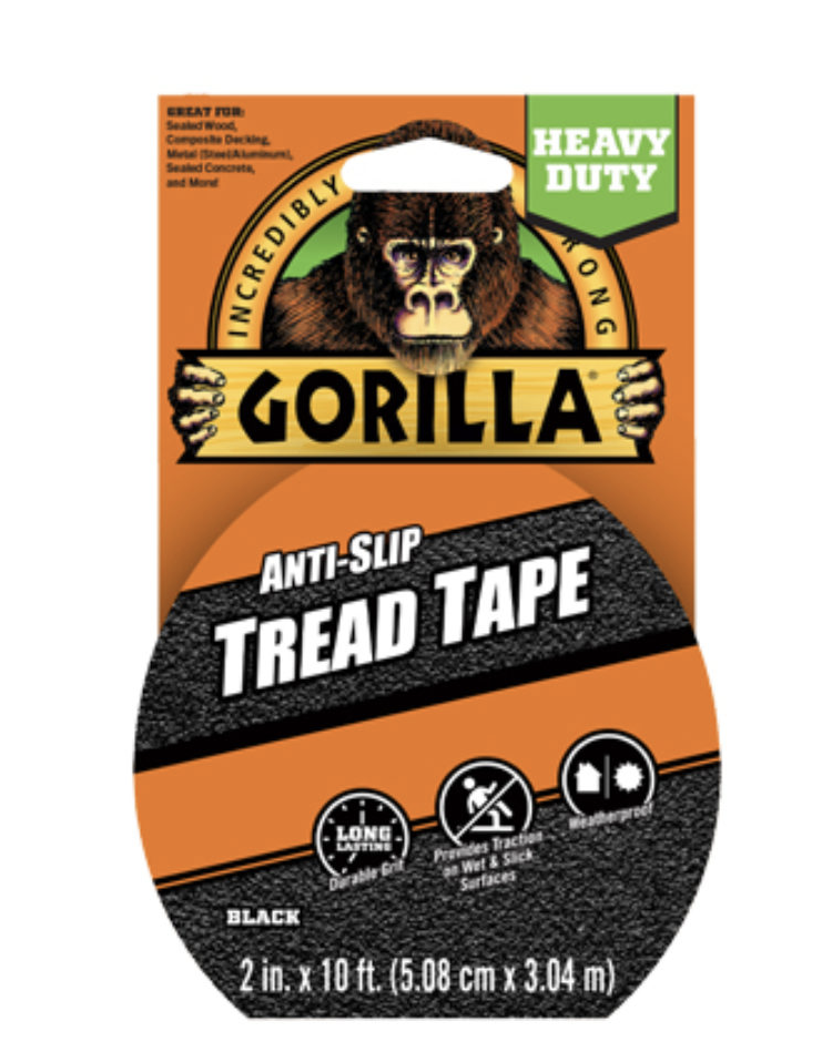 Gorilla Anit-Slip Tread Tape ~ 2" x 10'-0