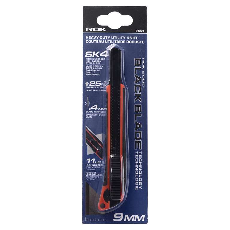 ROK Heavy Duty Utility Knife ~ 9mm-0