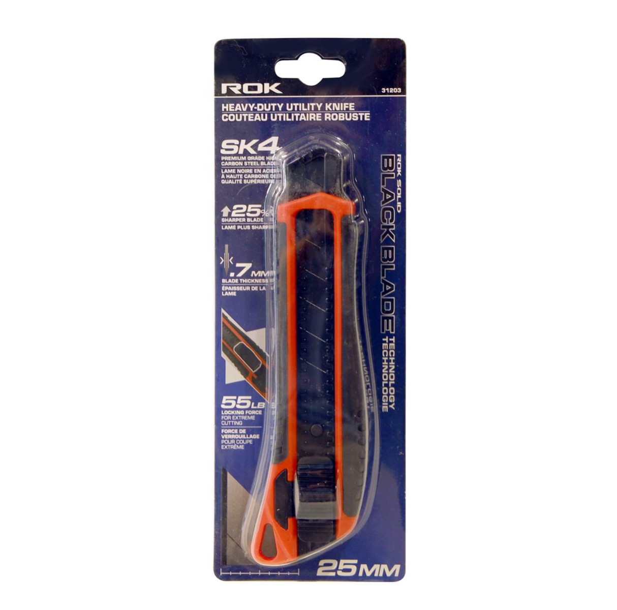 ROK Heavy Duty Utility Knife ~ 25mm-0