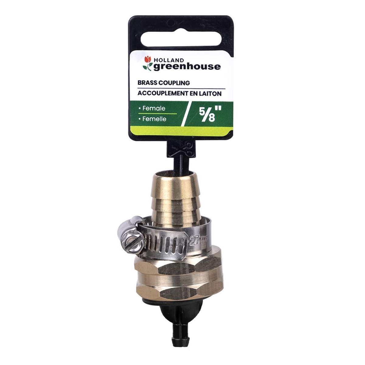 Brass Coupling ~ 5/8" Female-0