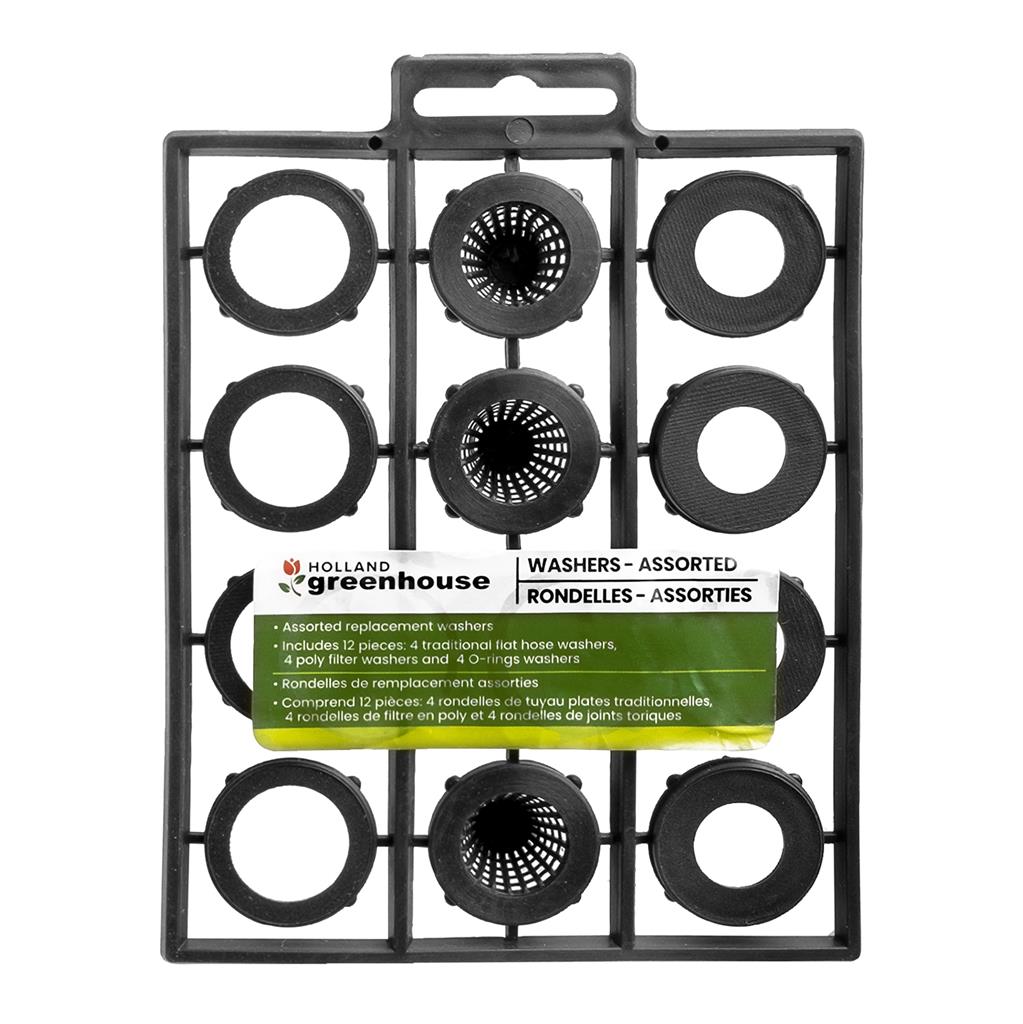 Assorted Washers - 4 flat, 4 filter, 4 O-rings ~ 12 pieces -0
