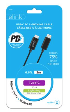 elink Heavy-Duty Fast Charging Type-C to Lightning Cable ~ 2M/6.6ft-0