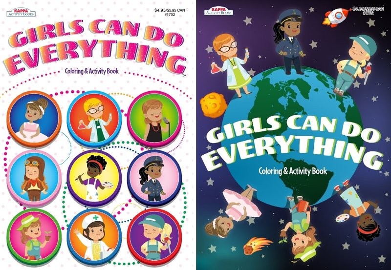 Girls Can Do Everything Coloring Book-0