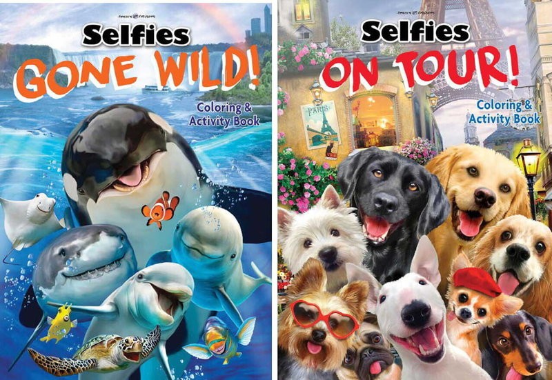 Selfies Coloring Book-0