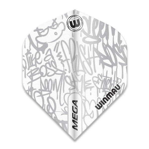 Mega Winmau Standard ~ White-0