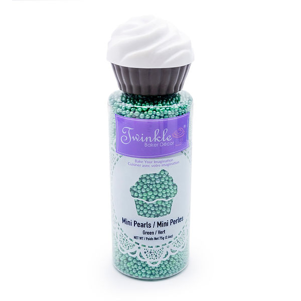 Twinkle Mini Pearl Beads - 75gram ~ Green-0