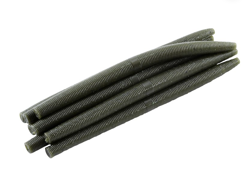 Savage Gear 3D Armor Tube Worm - 5.5", 8 pieces ~ Green Pumpkin-0