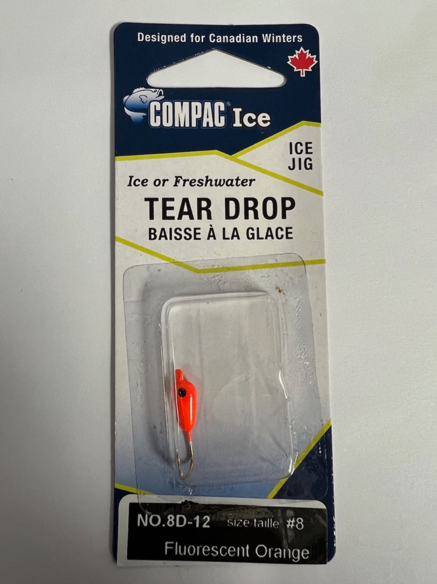 Tear Drops - Size 8 ~ Fluorescent Orange-0