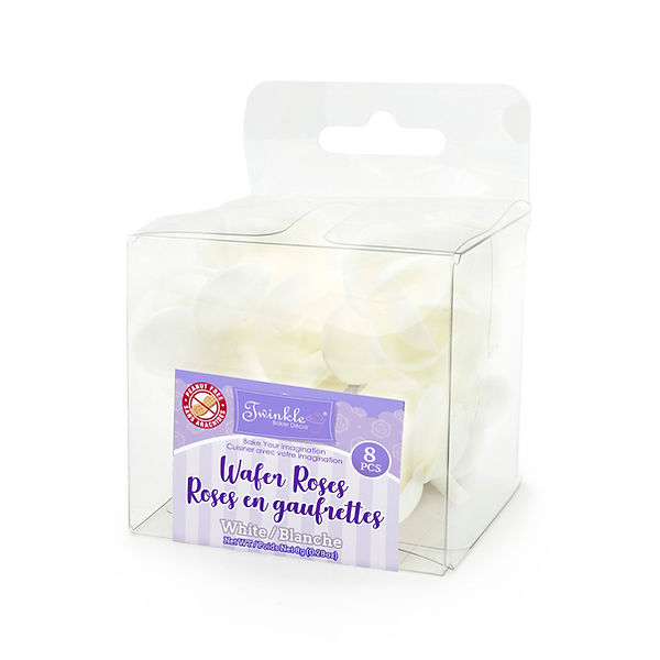 Twinkle Wafer Roses - 7gram ~ White-0