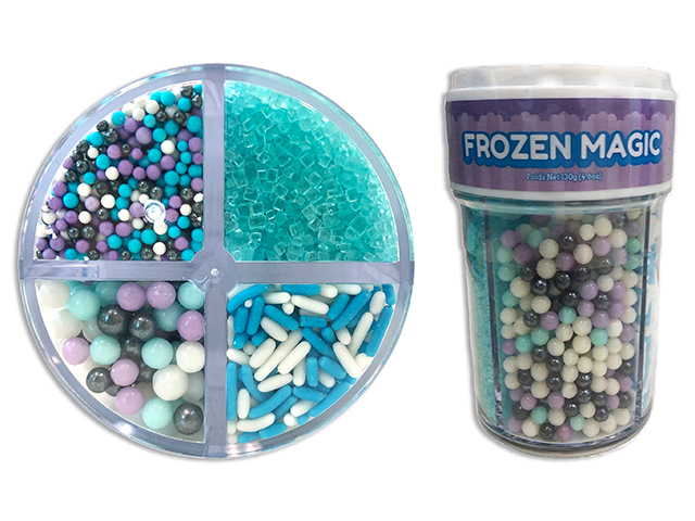 Twinkle 4-Cell Sprinkles - 130gram ~ Frozen Magic-0